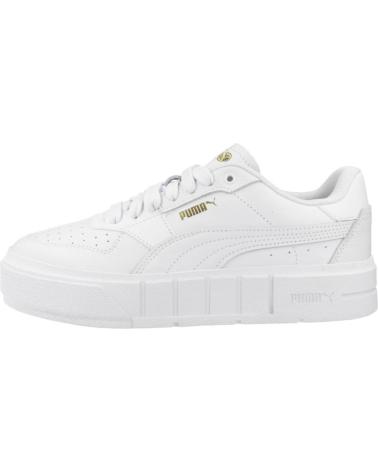 Deportivas de Mujer PUMA MODELO CALI COURT LTH PARA MUJER COLOR BLANCO