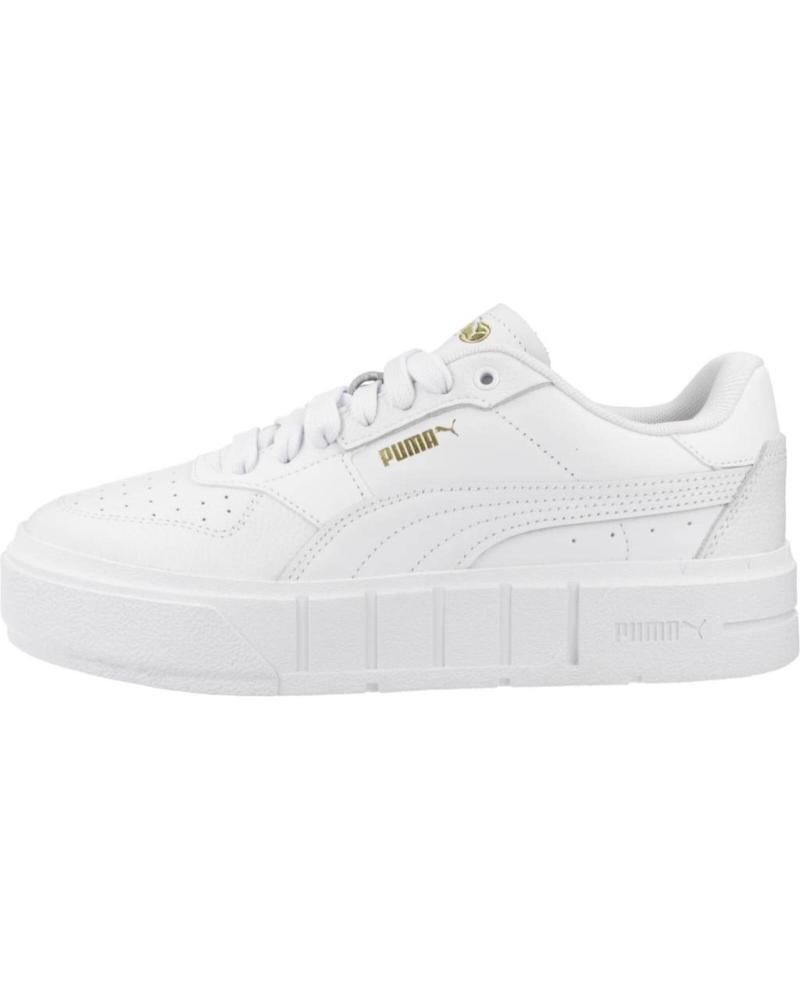 Deportivas de Mujer PUMA MODELO CALI COURT LTH PARA MUJER COLOR BLANCO