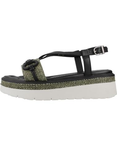 Sandalias de Mujer STONEFLY SANDALIAS MUJER MODELO SOLES 4 NAPPA LTH-RAFFIA COLOR NEGRO C3X