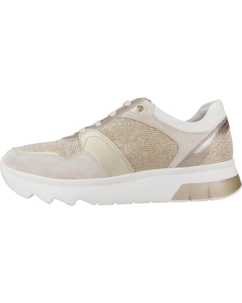 Sneaker für Damen STONEFLY SPOCK 41 GLITTER TEX-VELOUR 220909 ORO MARRóN