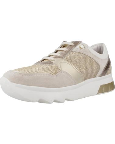 Sneaker für Damen STONEFLY SPOCK 41 GLITTER TEX-VELOUR 220909 ORO MARRóN