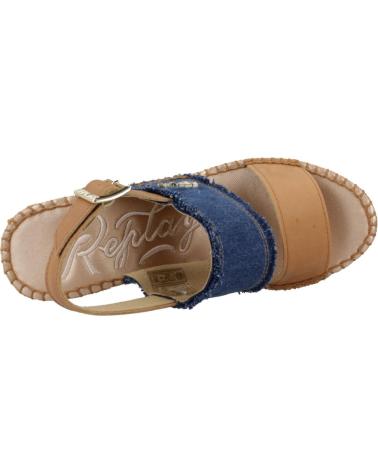 Woman Sandals REPLAY SANDALIAS MUJER MODELO RP4G0026T COLOR MARRON DENIM