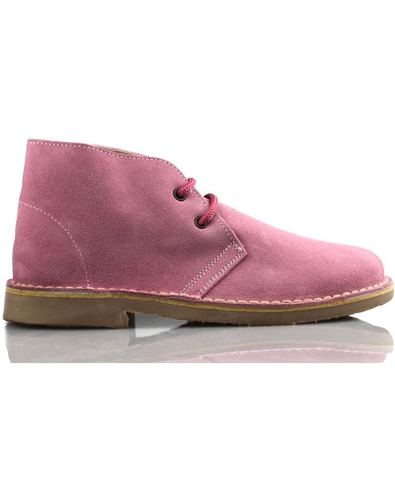 Stiefel für Damen und Herren und Mädchen und Junge ARANTXA ARANCHA PISACACAS COMODOS UNISEX PIEL ROSA