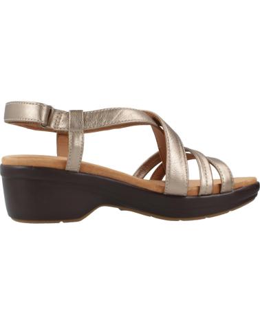 Sandales pour Femme CLARKS SANDALIAS MUJER MODELO TULEAH MAY COLOR ORO METALIC