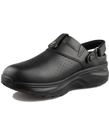 Woman and Man Clogs JOYA IQ SD ZUECO BLACK