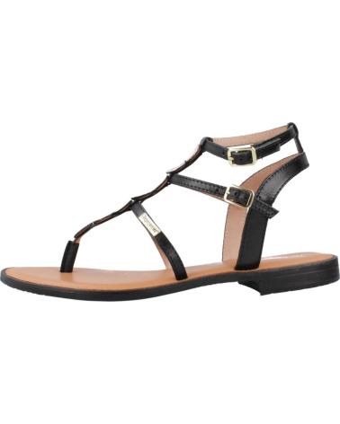 Sandales pour Femme LES TROPEZIENNES SANDALIAS MUJER MODELO HORELIA COLOR NEGRO NOIR OR