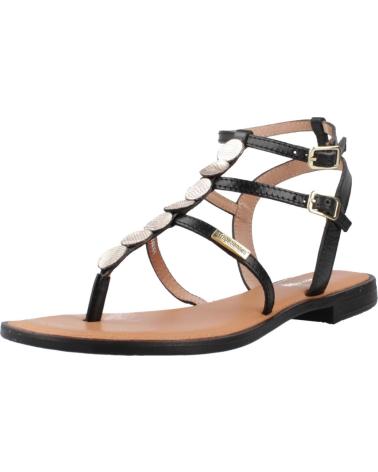 Sandales pour Femme LES TROPEZIENNES SANDALIAS MUJER MODELO HORELIA COLOR NEGRO NOIR OR