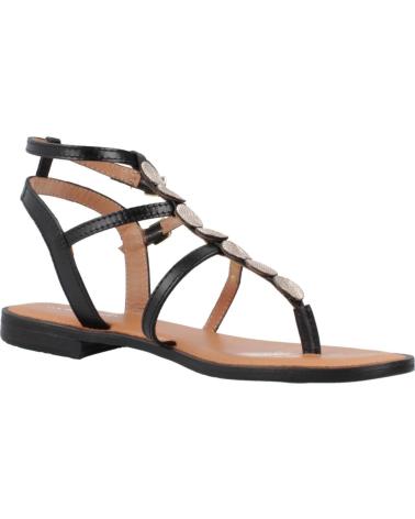 Sandales pour Femme LES TROPEZIENNES SANDALIAS MUJER MODELO HORELIA COLOR NEGRO NOIR OR