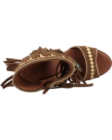 Sandalen für Damen NEMONIC SANDALIAS MUJER MODELO 2210N COLOR MARRON TABACO