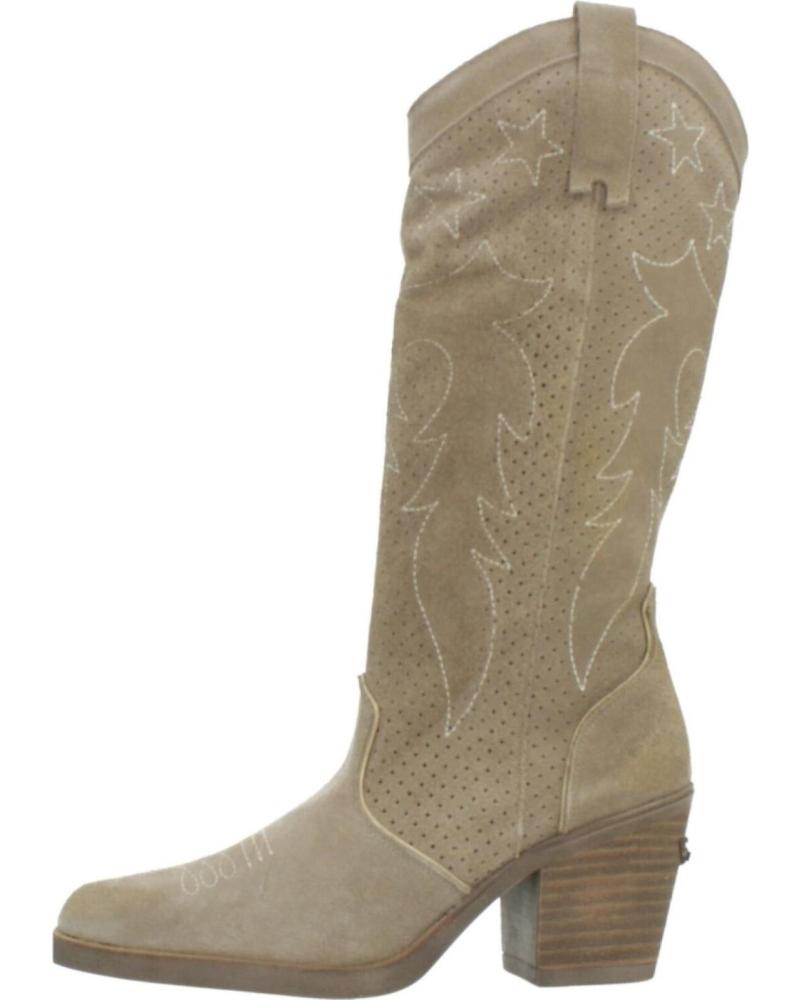 Woman boots NEMONIC BOTAS MUJER MODELO 2380N COLOR MARRON CLARO NATURAL