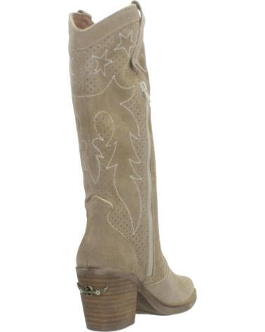 Woman boots NEMONIC BOTAS MUJER MODELO 2380N COLOR MARRON CLARO NATURAL