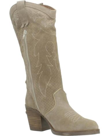 Woman boots NEMONIC BOTAS MUJER MODELO 2380N COLOR MARRON CLARO NATURAL