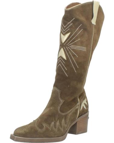 Bottes pour Femme NEMONIC BOTAS MUJER MODELO 2382N COLOR MARRON TABACO