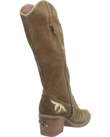 Bottes pour Femme NEMONIC BOTAS MUJER MODELO 2382N COLOR MARRON TABACO