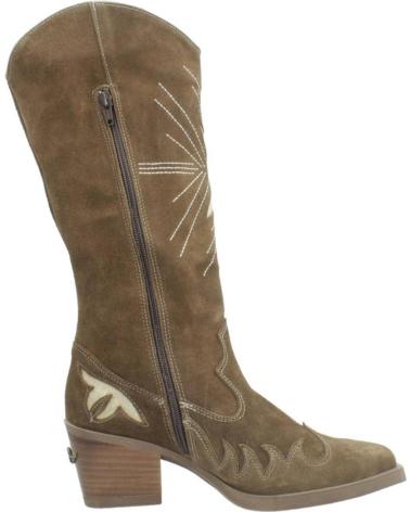 Bottes pour Femme NEMONIC BOTAS MUJER MODELO 2382N COLOR MARRON TABACO