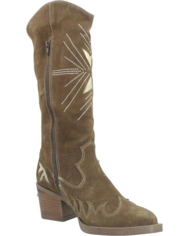 Bottes pour Femme NEMONIC BOTAS MUJER MODELO 2382N COLOR MARRON TABACO