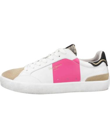 Sportif pour Femme PEPE JEANS ZAPATILLAS MUJER MODELO LANE ELLE W COLOR BLANCO 235FRESA