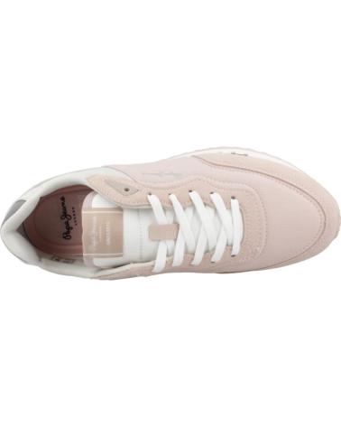 Sportivo per Donna PEPE JEANS PLS40004 ZAPATILLAS CASUAL DE MUJER ROSA