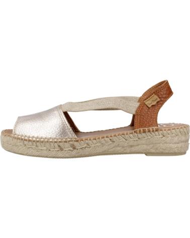 Sandalen für Damen TONI PONS ALPARGATAS MUJER MODELO ESTEL COLOR PLATA LATICUIR