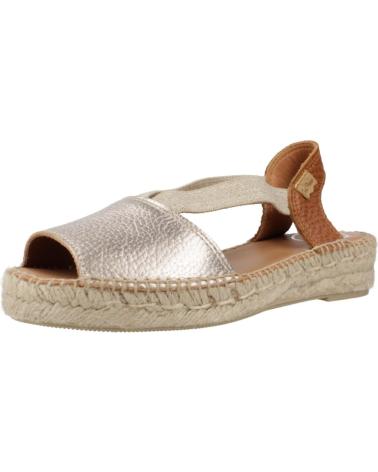Sandales pour Femme TONI PONS ALPARGATAS MUJER MODELO ESTEL COLOR PLATA LATICUIR