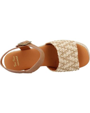 Sandales pour Femme TONI PONS SANDALIAS MUJER MODELO HANNA COLOR MARRON NATURAL