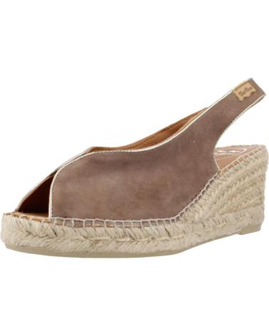 Sandales pour Femme TONI PONS ALPARGATAS MUJER MODELO LESLIE COLOR MARRON TAUPE