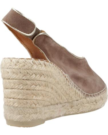 Sandales pour Femme TONI PONS ALPARGATAS MUJER MODELO LESLIE COLOR MARRON TAUPE