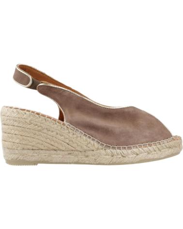 Sandales pour Femme TONI PONS ALPARGATAS MUJER MODELO LESLIE COLOR MARRON TAUPE