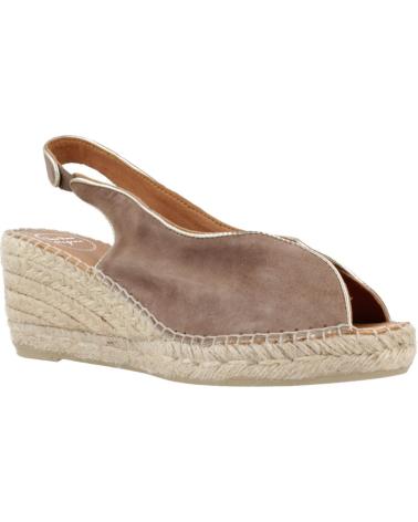 Sandales pour Femme TONI PONS ALPARGATAS MUJER MODELO LESLIE COLOR MARRON TAUPE