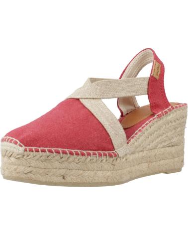 Sandales pour Femme TONI PONS ALPARGATAS MUJER MODELO TODA COLOR ROJO VERMELL