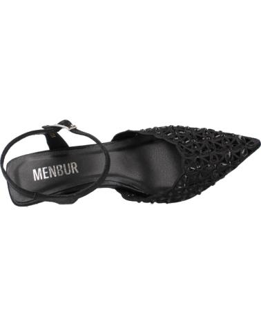Sandales pour Femme MENBUR SANDALIAS DE FIESTA MUJER MODELO 24724M COLOR NEGRO BLACK