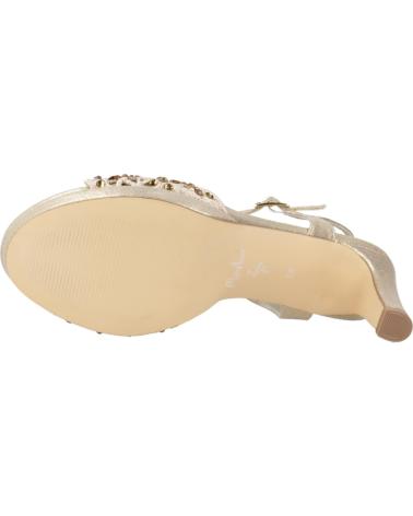 Sandales pour Femme MENBUR SANDALIAS DE FIESTA MUJER MODELO 24730M COLOR ORO GOLD