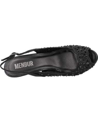 Sandales pour Femme MENBUR SANDALIAS DE FIESTA MUJER MODELO 24732M COLOR NEGRO BLACK