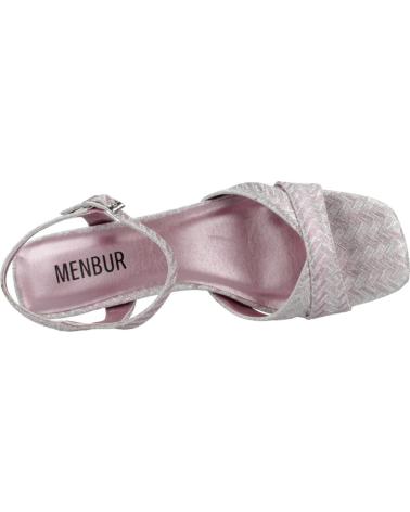 Sandales pour Femme MENBUR SANDALIAS DE FIESTA MUJER MODELO 24751M COLOR ROSA LILAC
