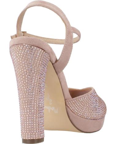 Sandales pour Femme MENBUR SANDALIAS DE FIESTA MUJER MODELO 24791M COLOR NEGRO NUDE