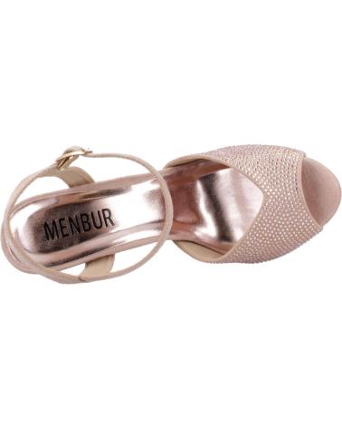 Sandales pour Femme MENBUR SANDALIAS DE FIESTA MUJER MODELO 24791M COLOR NEGRO NUDE