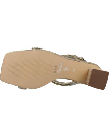 Sandales pour Femme MENBUR SANDALIAS DE FIESTA MUJER MODELO 24797M COLOR ORO GOLD