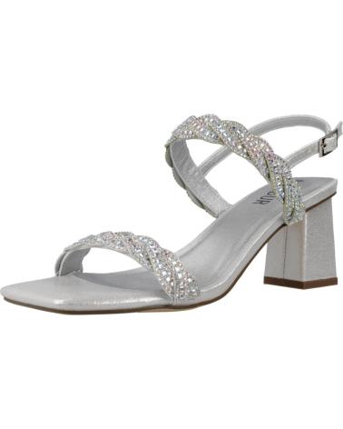 Sandales pour Femme MENBUR SANDALIAS DE FIESTA MUJER MODELO 24797M COLOR PLATA SILVER
