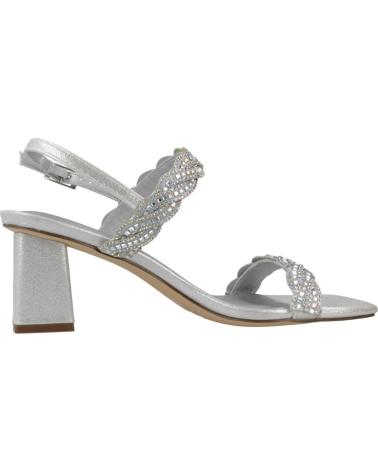 Sandales pour Femme MENBUR SANDALIAS DE FIESTA MUJER MODELO 24797M COLOR PLATA SILVER