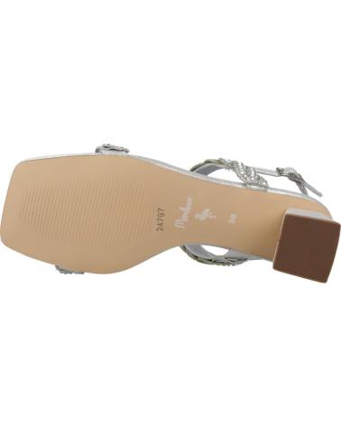 Sandales pour Femme MENBUR SANDALIAS DE FIESTA MUJER MODELO 24797M COLOR PLATA SILVER