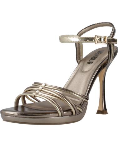 Sandali per Donna MENBUR SANDALIAS DE FIESTA MUJER MODELO 24851M COLOR PLATA TAUPE