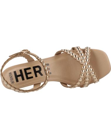 Sandálias de Mulher MENBUR SANDALIAS DE FIESTA MUJER MODELO 24888M COLOR MARRON STONE