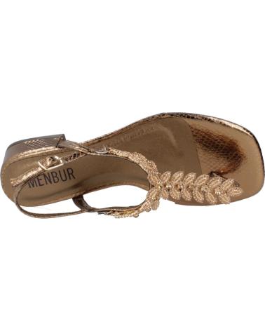 Sandales pour Femme MENBUR SANDALIAS MUJER MODELO 25159M COLOR BRONCE BRONZE