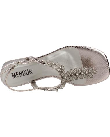 Sandales pour Femme MENBUR SANDALIAS MUJER MODELO 25159M COLOR PLATA SILVER