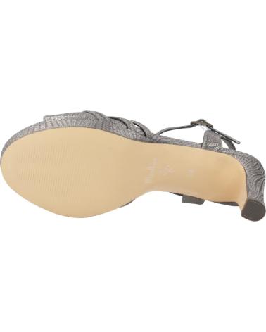 Sandálias de Mulher MENBUR SANDALIAS DE FIESTA MUJER MODELO 25276M COLOR PLATA TAUPE