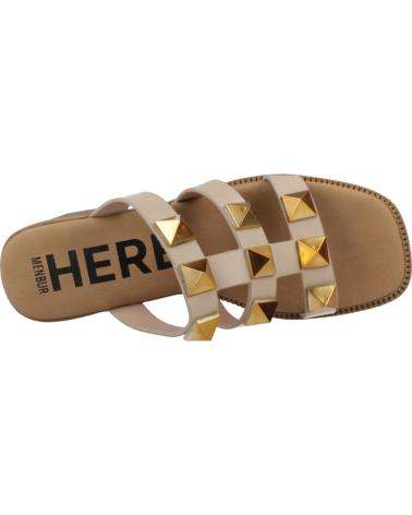 Sandales pour Femme MENBUR SANDALIAS MUJER MODELO 25292M COLOR BEIS BEIGE