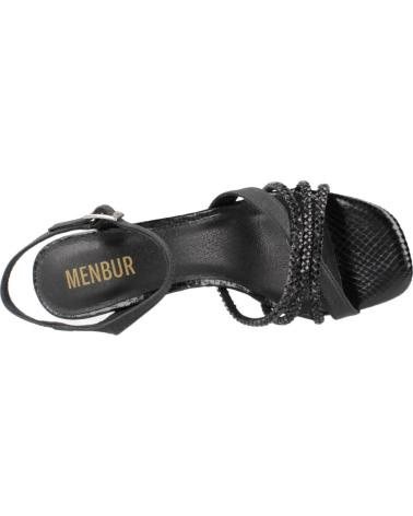 Sandalias de Mujer MENBUR SANDALIAS DE FIESTA MUJER MODELO 25599M COLOR NEGRO BLACK