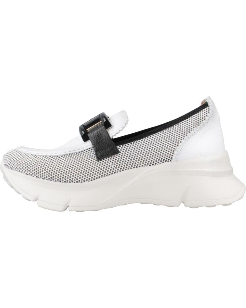 Halbschuhe für Damen HISPANITAS MOCASINES MUJER MODELO SIDNEY-V24 COLOR BLANCO WHITE