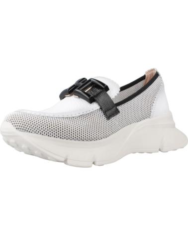 Halbschuhe für Damen HISPANITAS MOCASINES MUJER MODELO SIDNEY-V24 COLOR BLANCO WHITE