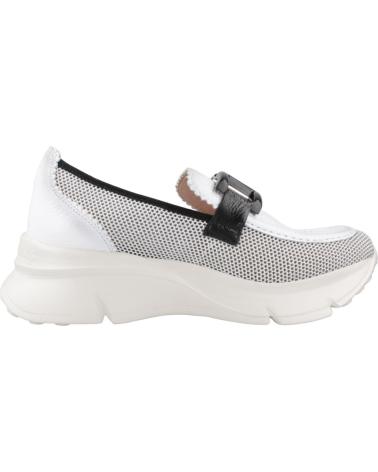 Halbschuhe für Damen HISPANITAS MOCASINES MUJER MODELO SIDNEY-V24 COLOR BLANCO WHITE
